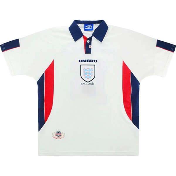 Maillot Football Angleterre Domicile Retro 1998 Blanc